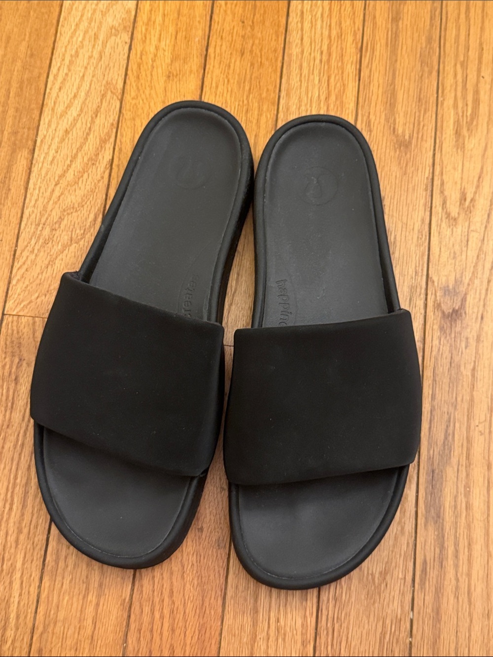 Lululemon Black Restfeel Slides